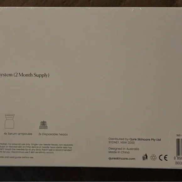Micro-Infusion Facial System - Qure 2 month supply. Dark spot serum. See descr - Picture 3 of 4